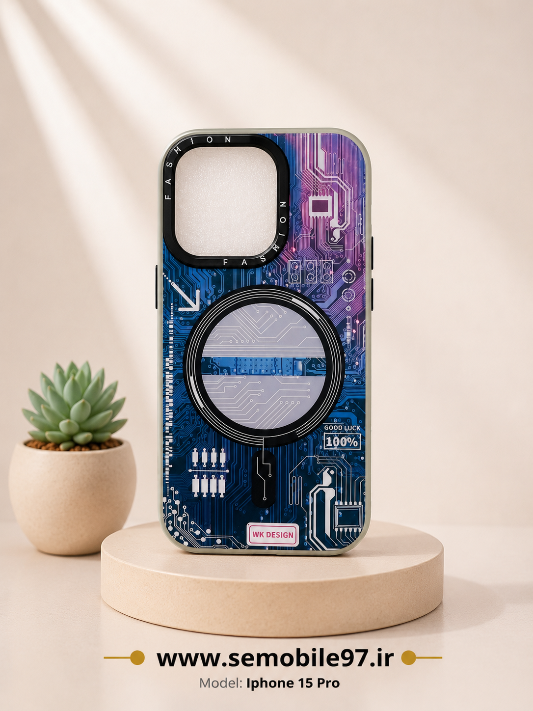 قاب  گوشی iphone 15 pro مگ سیف MG03