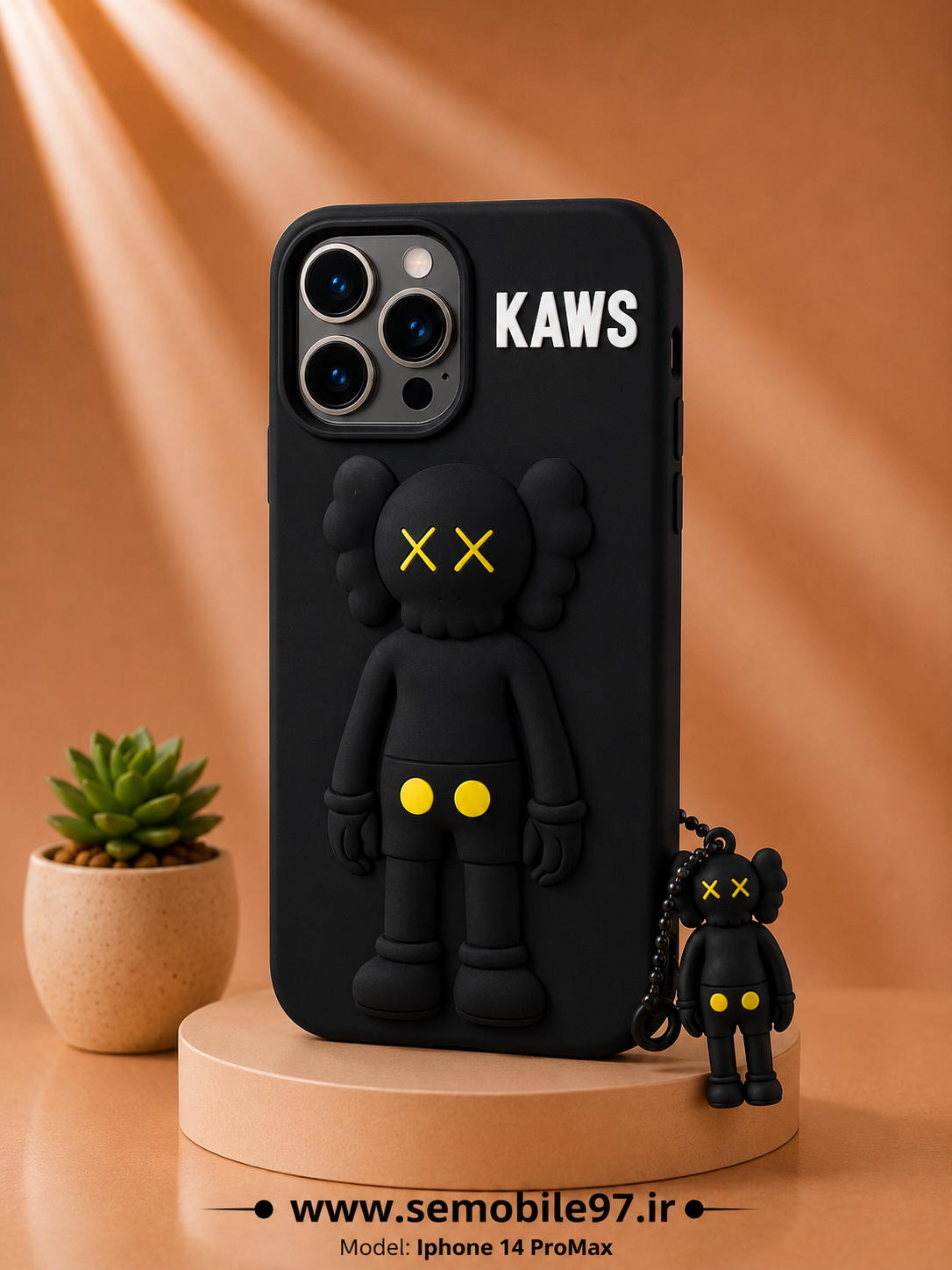 قاب گوشی Iphone 14 ProMax مدل KAWS