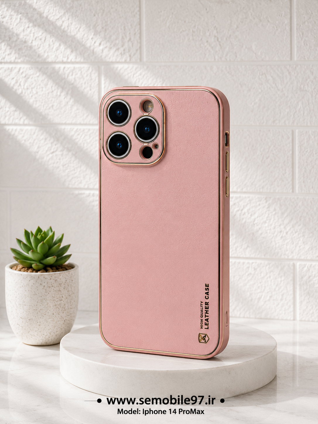 قاب گوشی Iphone 14 ProMax مدل چرم