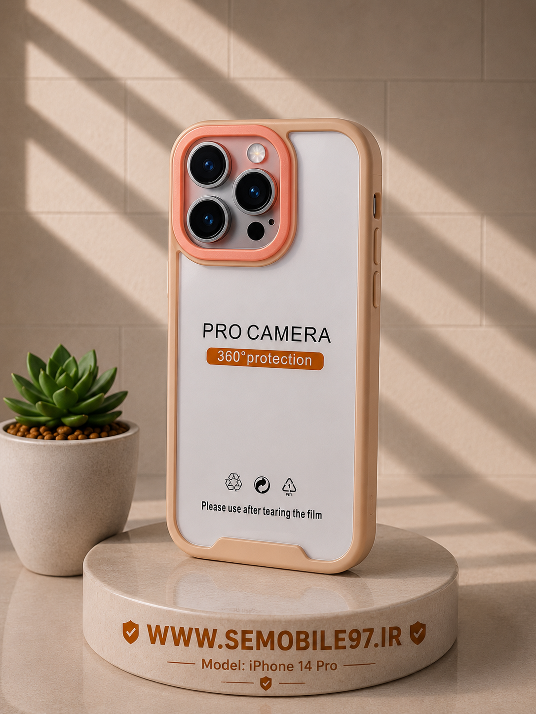 قاب گوشی Iphone 14 Pro مدل دوررنگی