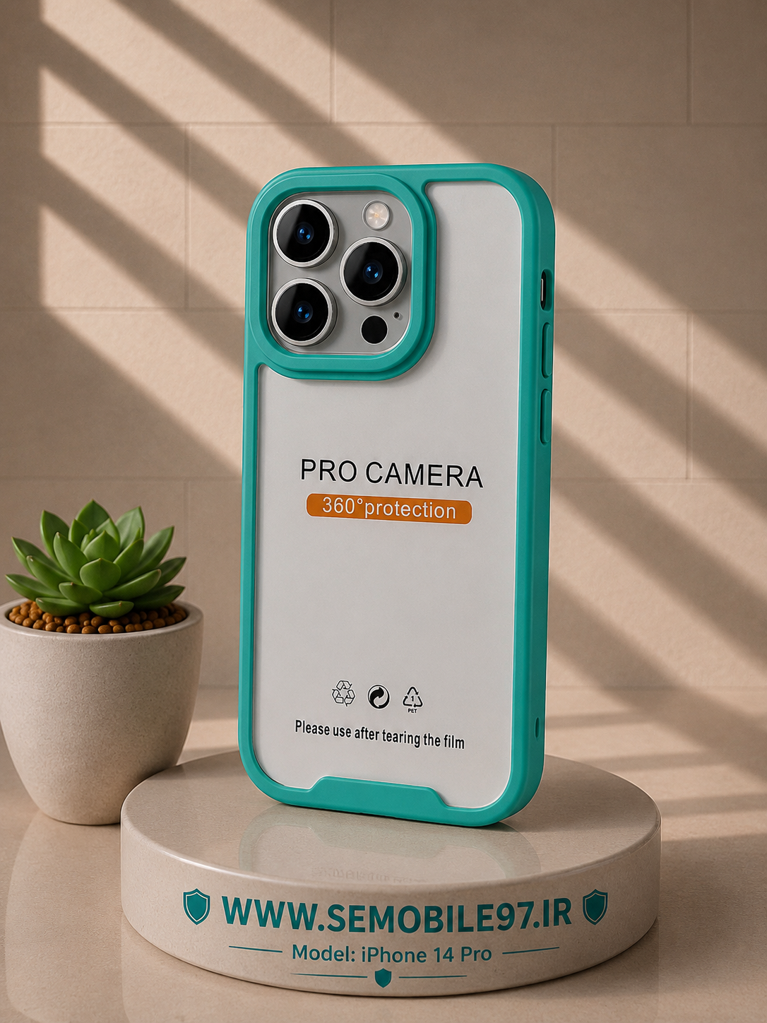 قاب گوشی Iphone 14 Pro مدل دوررنگی