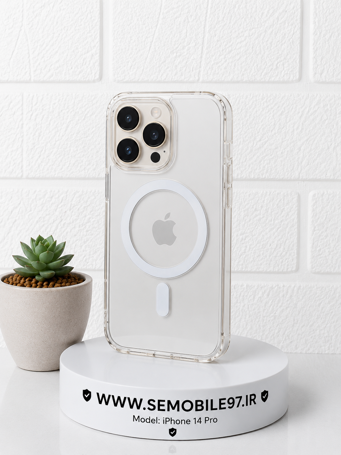 قاب گوشی Iphone 14 Pro مدل شفاف مگسیف