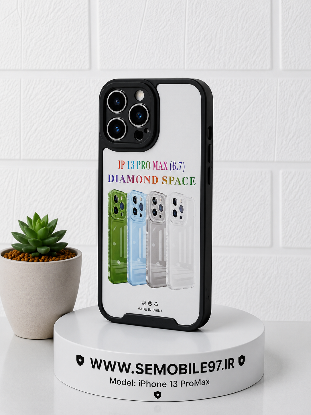 قاب گوشی Iphone 13 ProMax دور رنگی