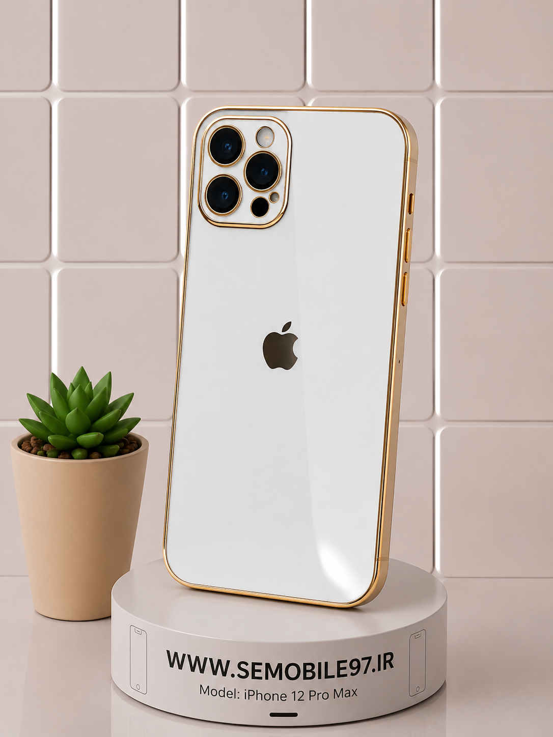 قاب گوشی Iphone 12 ProMax مای کیس به همراه گلس رایگان