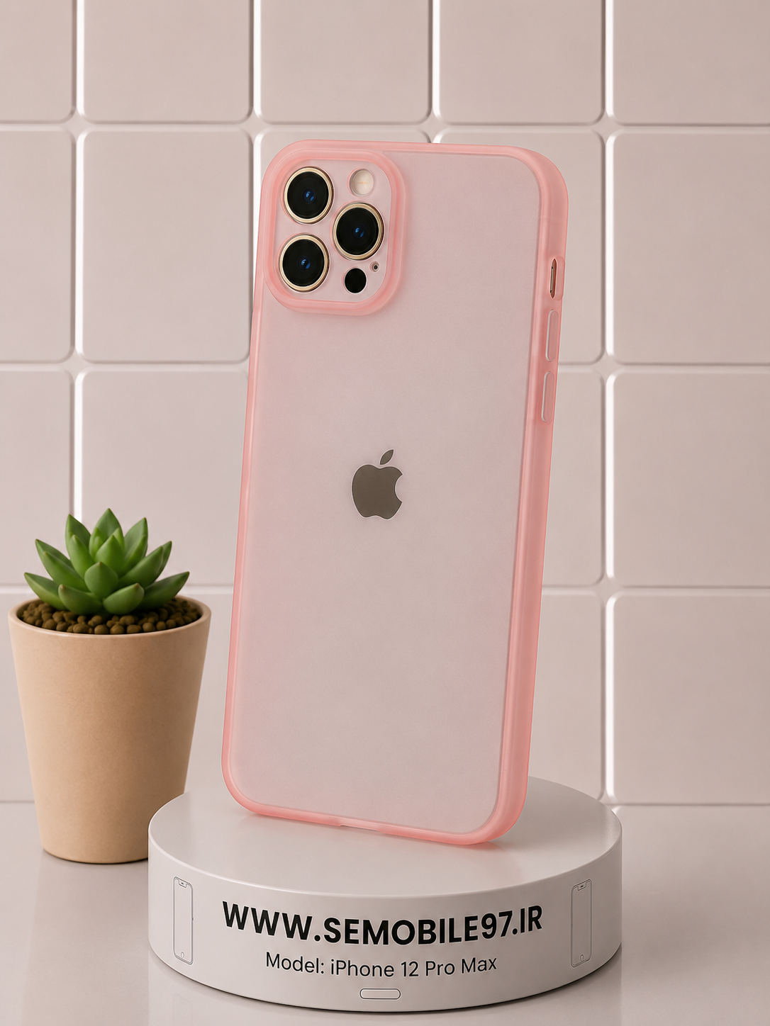 قاب گوشی iPhone 12 ProMax مات به همراه گلس رایگان