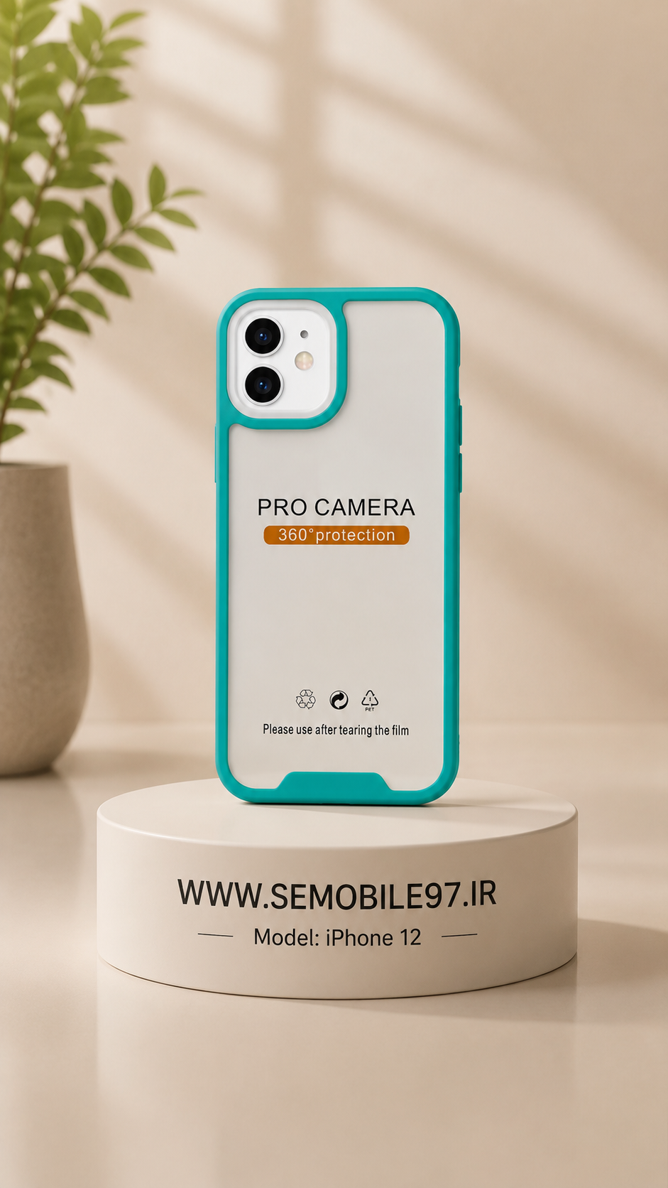 قاب گوشی Iphone 12 دور رنگی