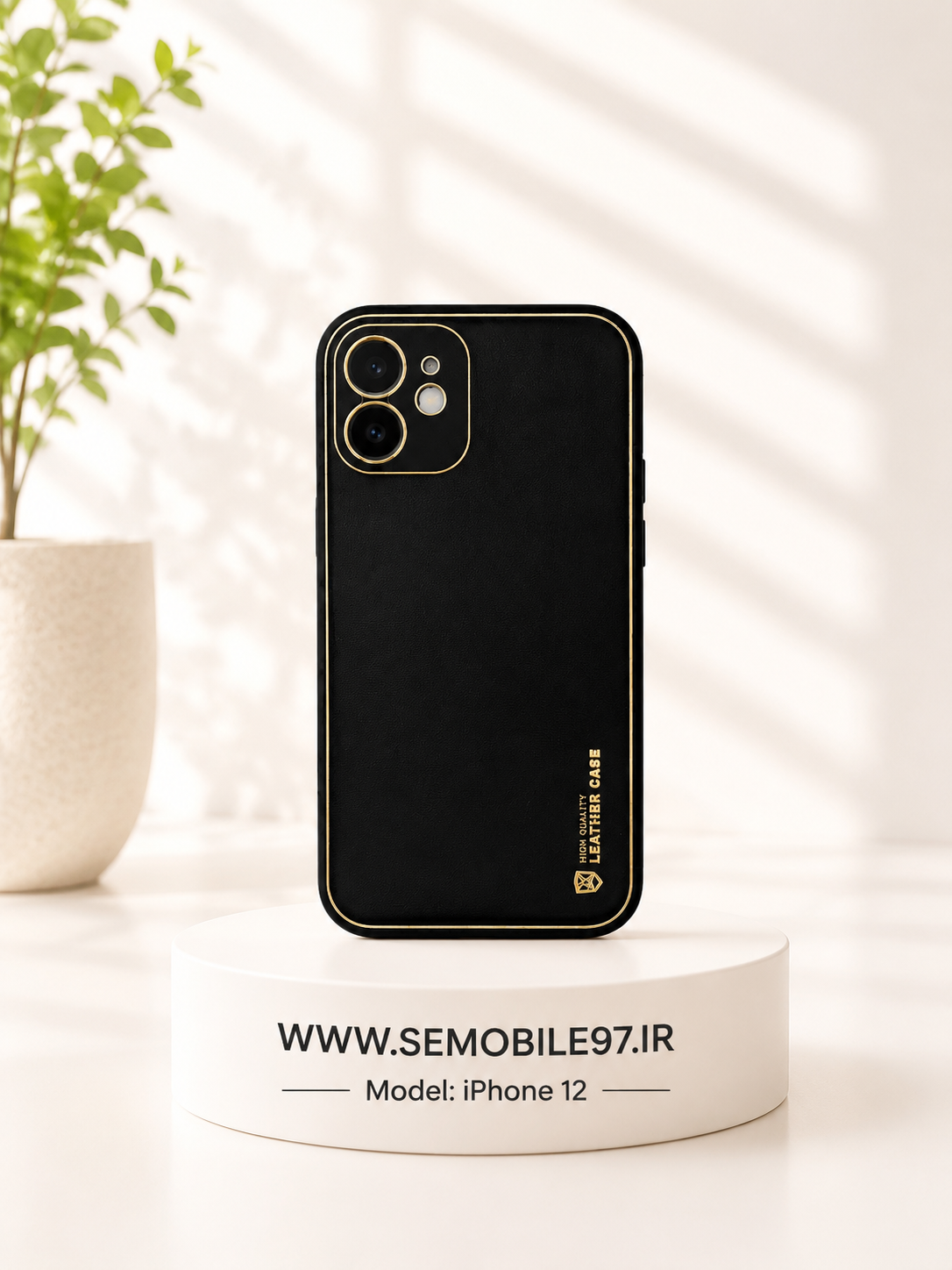 قاب گوشی Iphone 12 چرمی
