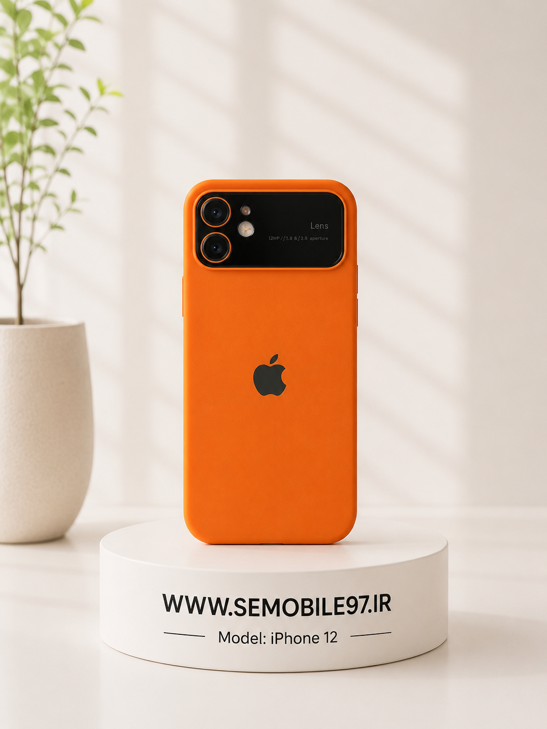 قاب گوشی Iphone 12 نارنجی
