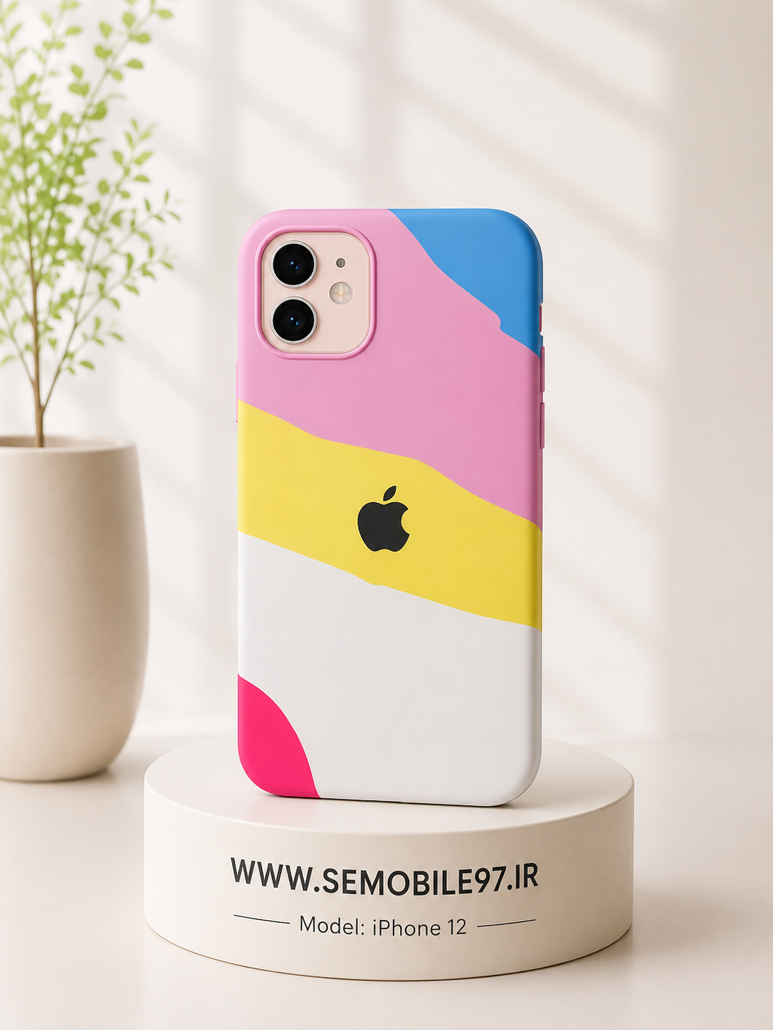 قاب گوشی Iphone 12 سیلیکونی پاکنی