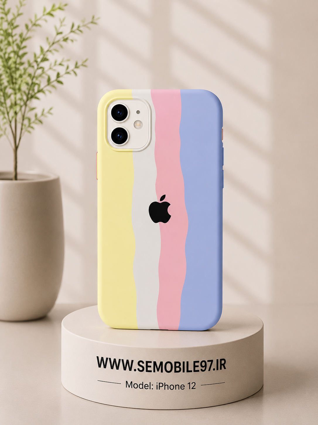 قاب گوشی Iphone 12 سیلیکونی پاکنی