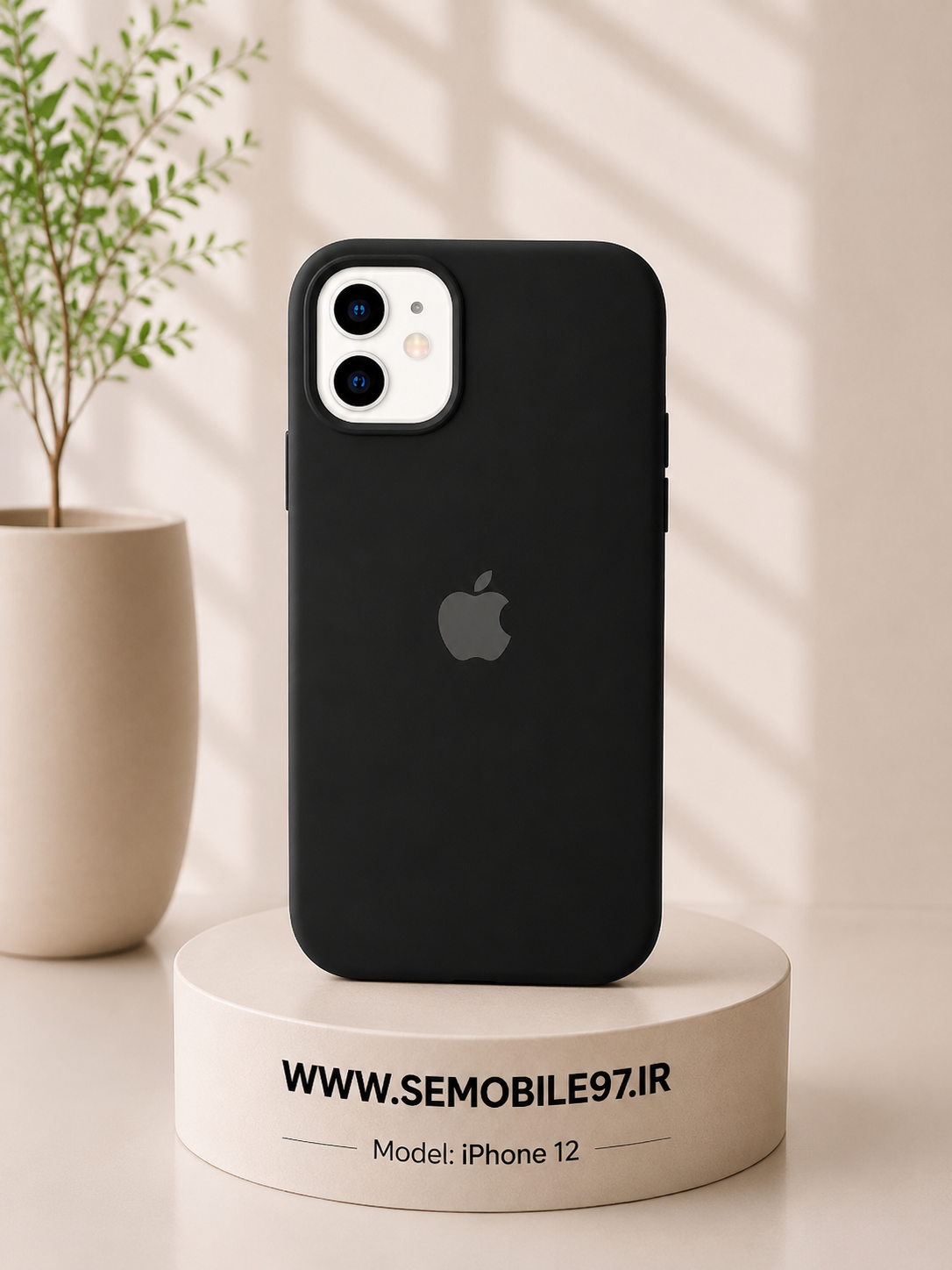 قاب گوشی Iphone 12 سیلیکونی پاکنی