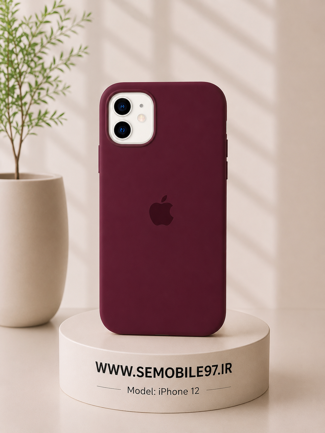 قاب گوشی Iphone 12 سیلیکونی پاکنی