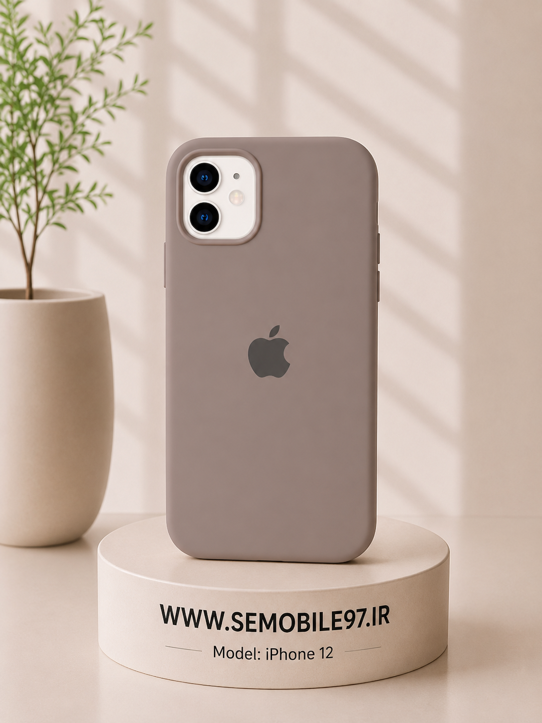 قاب گوشی Iphone 12 سیلیکونی پاکنی