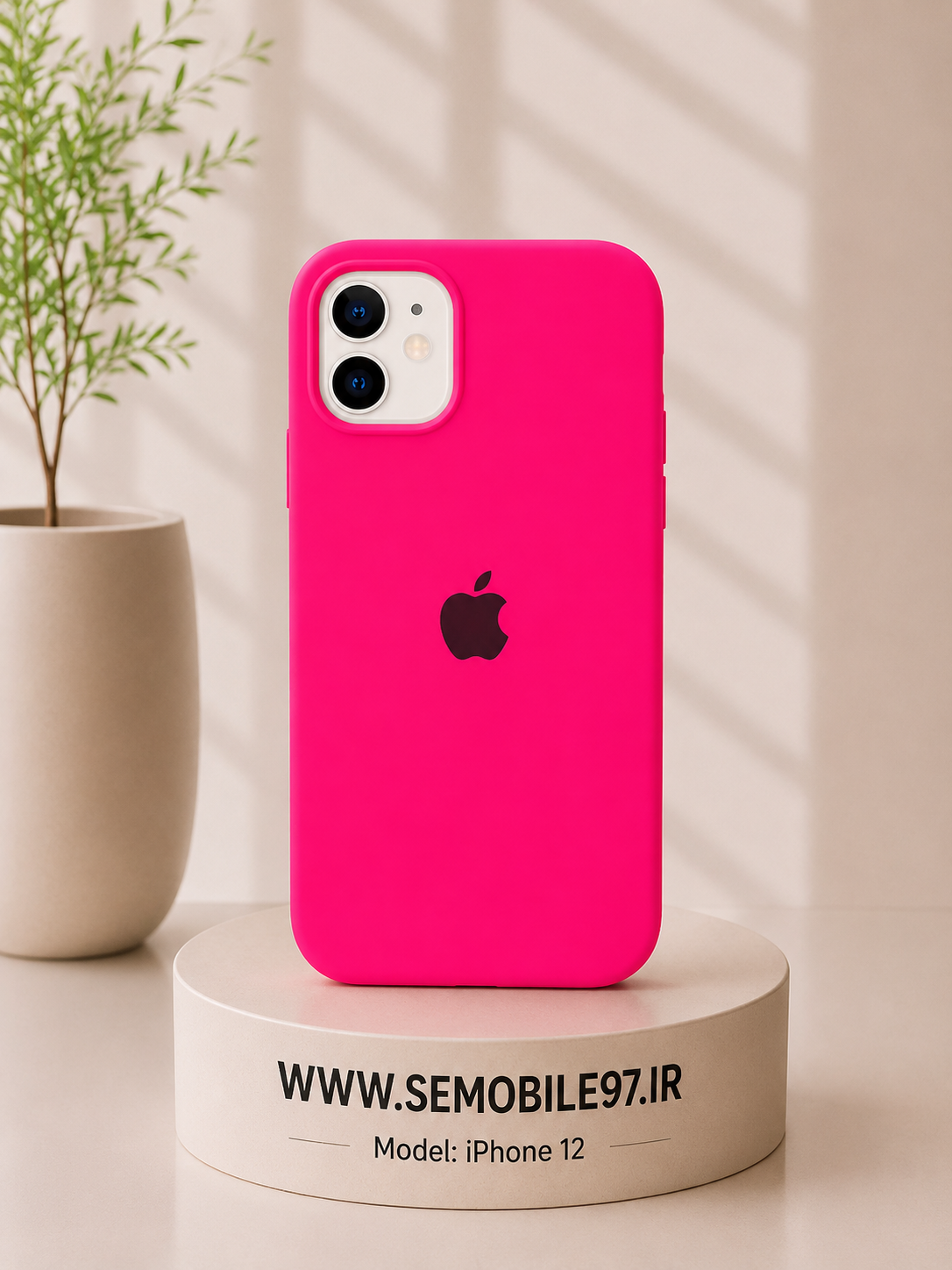 قاب گوشی Iphone 12 سیلیکونی پاکنی