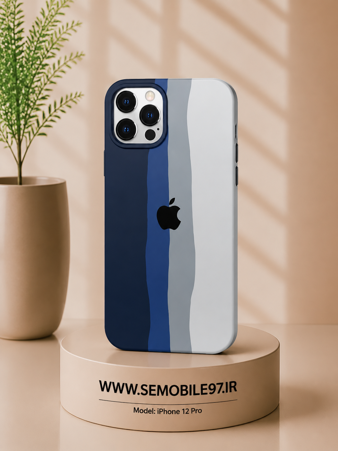 قاب گوشی Iphone 12 Pro سیلیکونی پاکنی