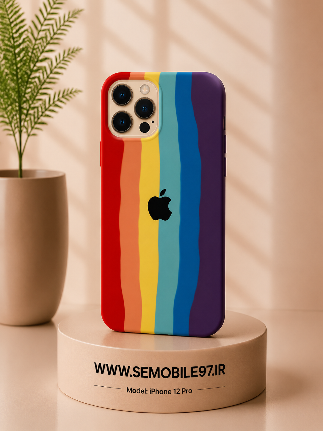 قاب گوشی Iphone 12 Pro سیلیکونی پاکنی