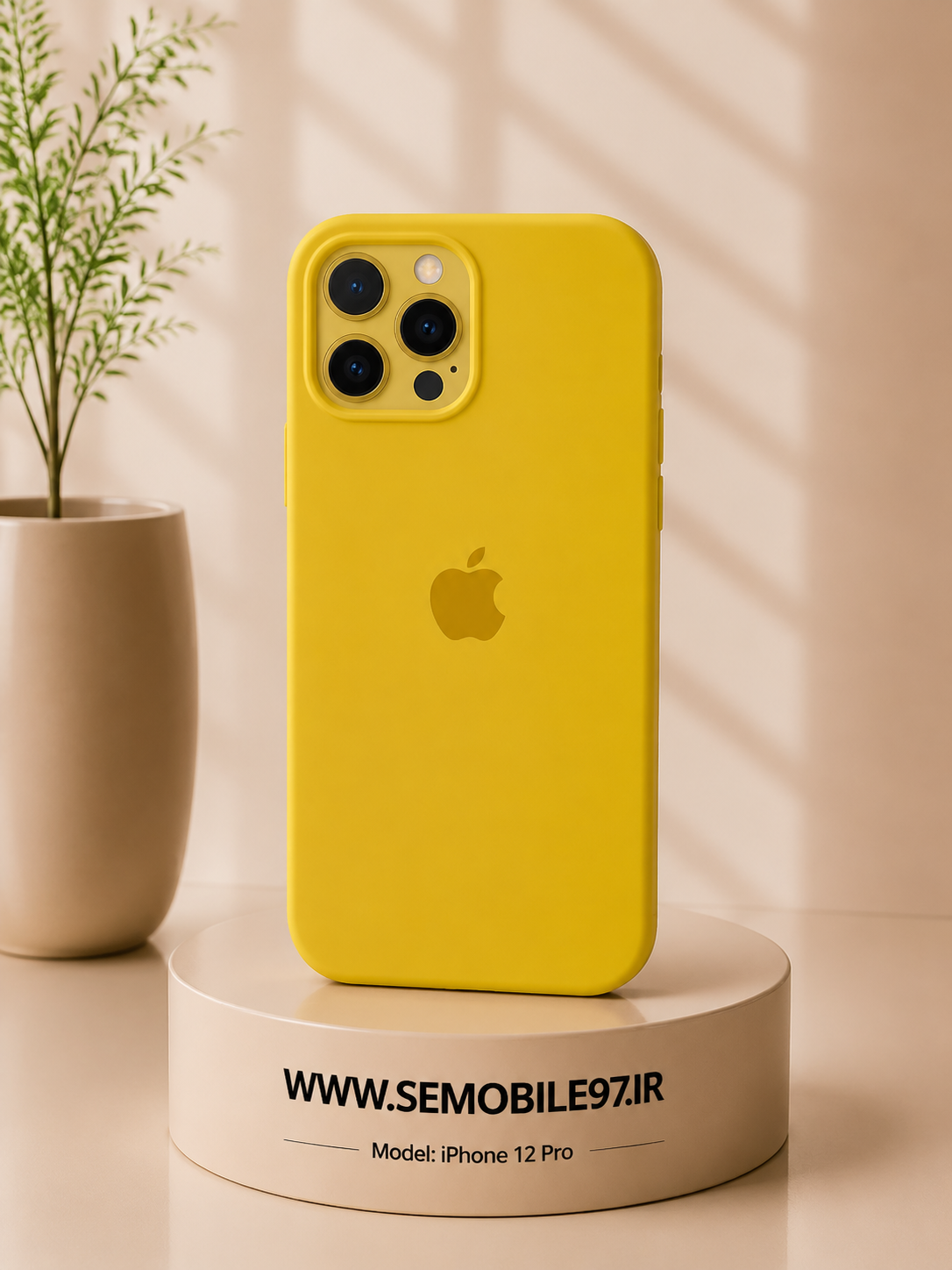 قاب گوشی Iphone 12 Pro سیلیکونی پاکنی