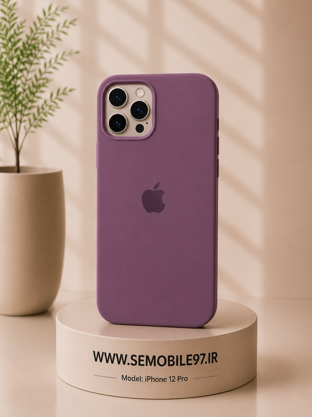 قاب گوشی Iphone 12 Pro سیلیکونی پاکنی