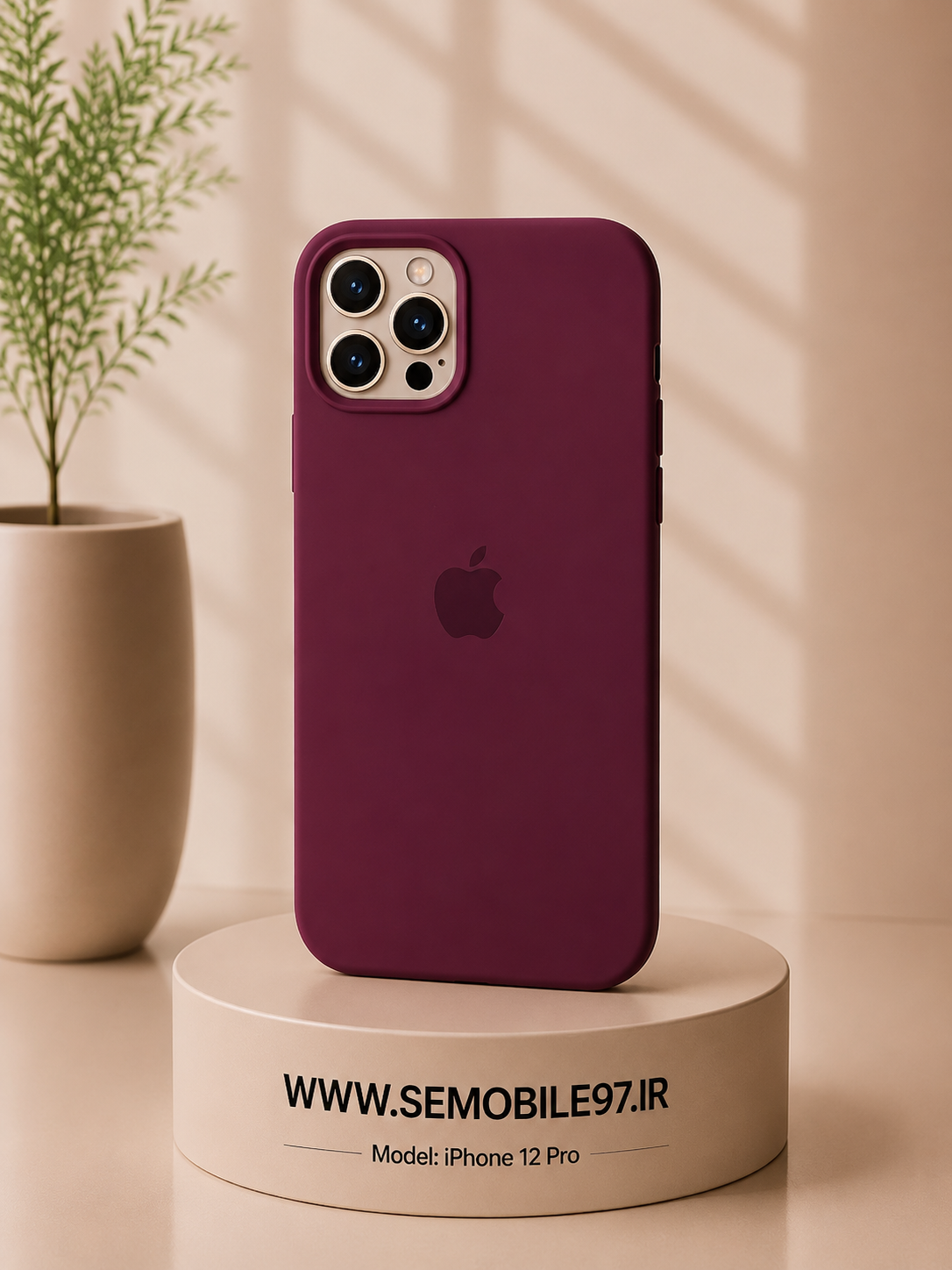 قاب گوشی Iphone 12 Pro سیلیکونی پاکنی