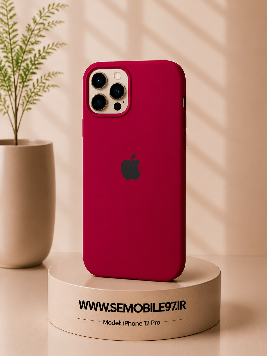 قاب گوشی Iphone 12 Pro سیلیکونی پاکنی