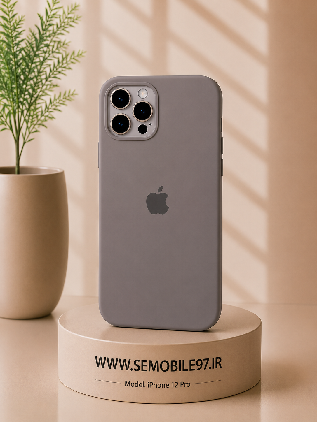 قاب گوشی Iphone 12 Pro سیلیکونی پاکنی
