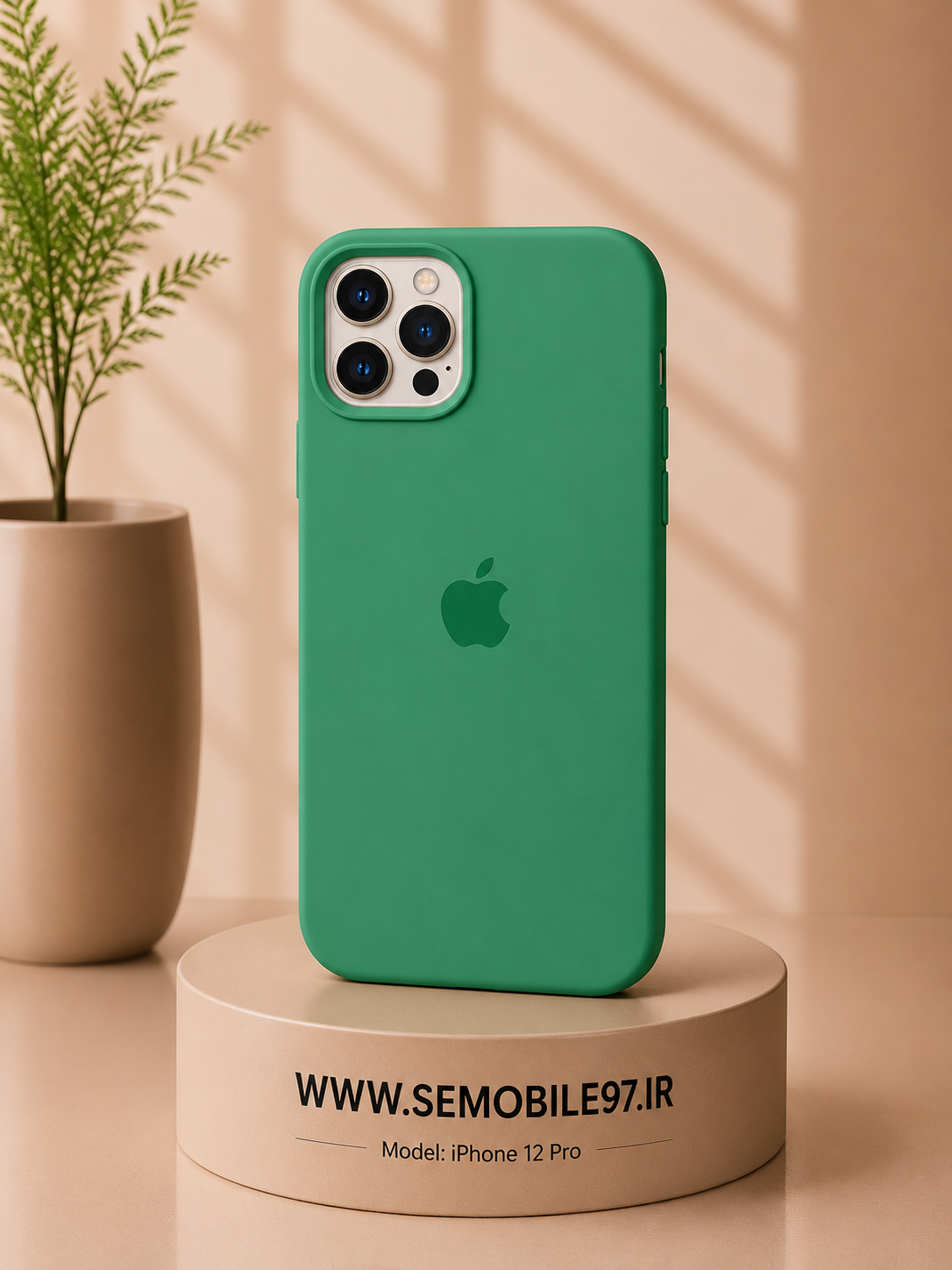 قاب گوشی Iphone 12 Pro سیلیکونی پاکنی