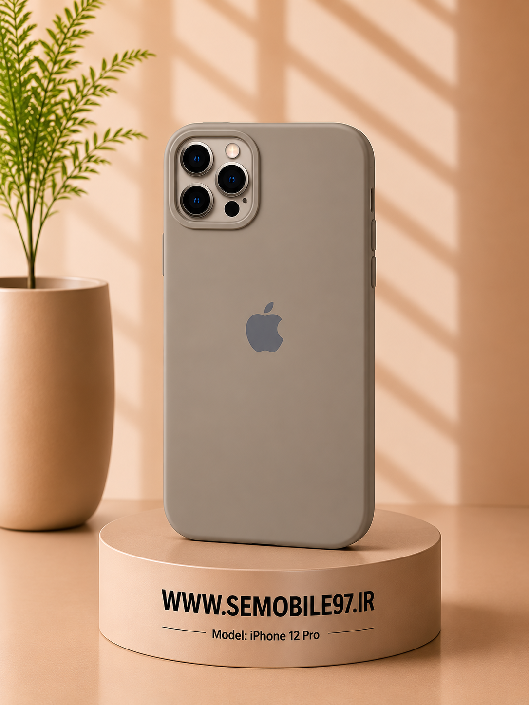 قاب گوشی Iphone 12 Pro سیلیکونی پاکنی