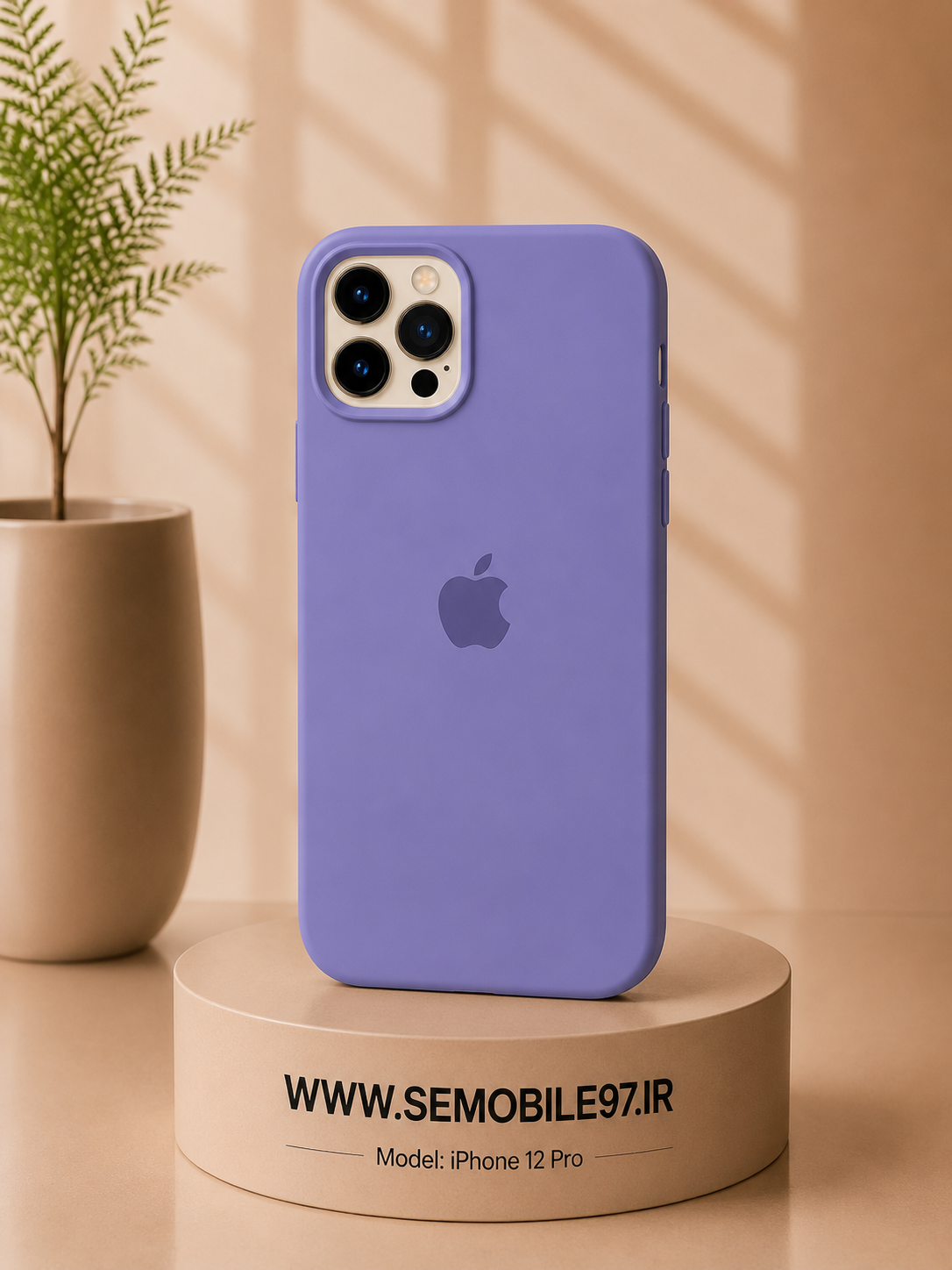 قاب گوشی Iphone 12 Pro سیلیکونی پاکنی