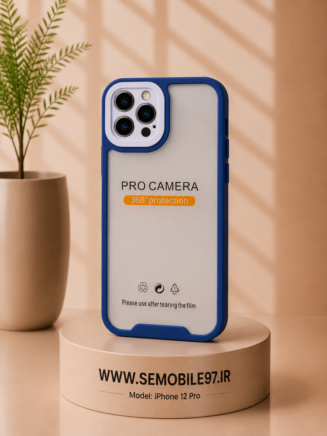 قاب گوشی Iphone 12 Pro دور رنگی