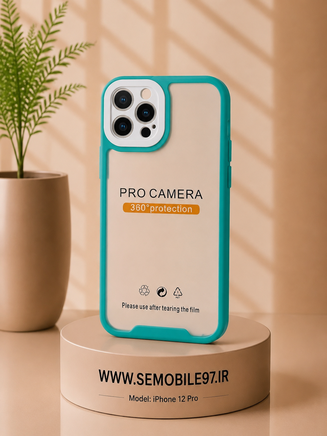قاب گوشی Iphone 12 Pro دور رنگی