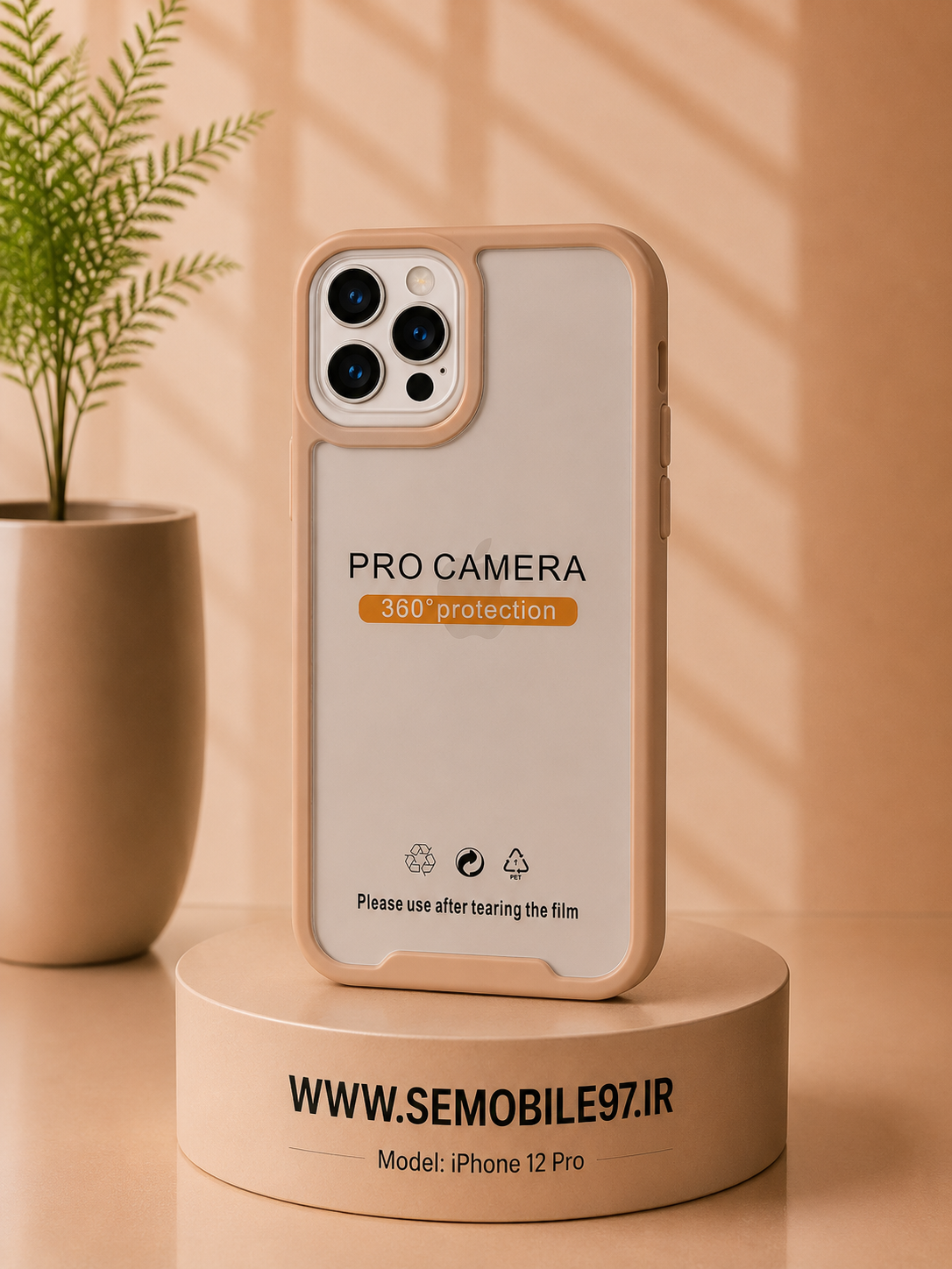 قاب گوشی Iphone 12 Pro دور رنگی