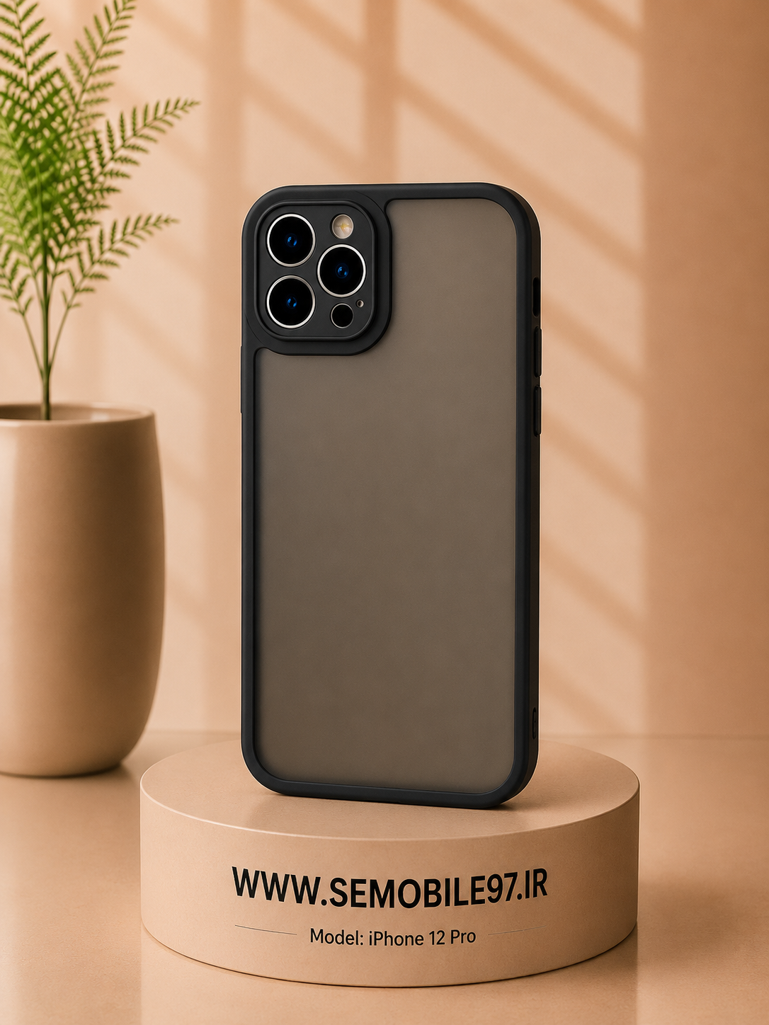 قاب گوشی Iphone 12 Pro پشت مات