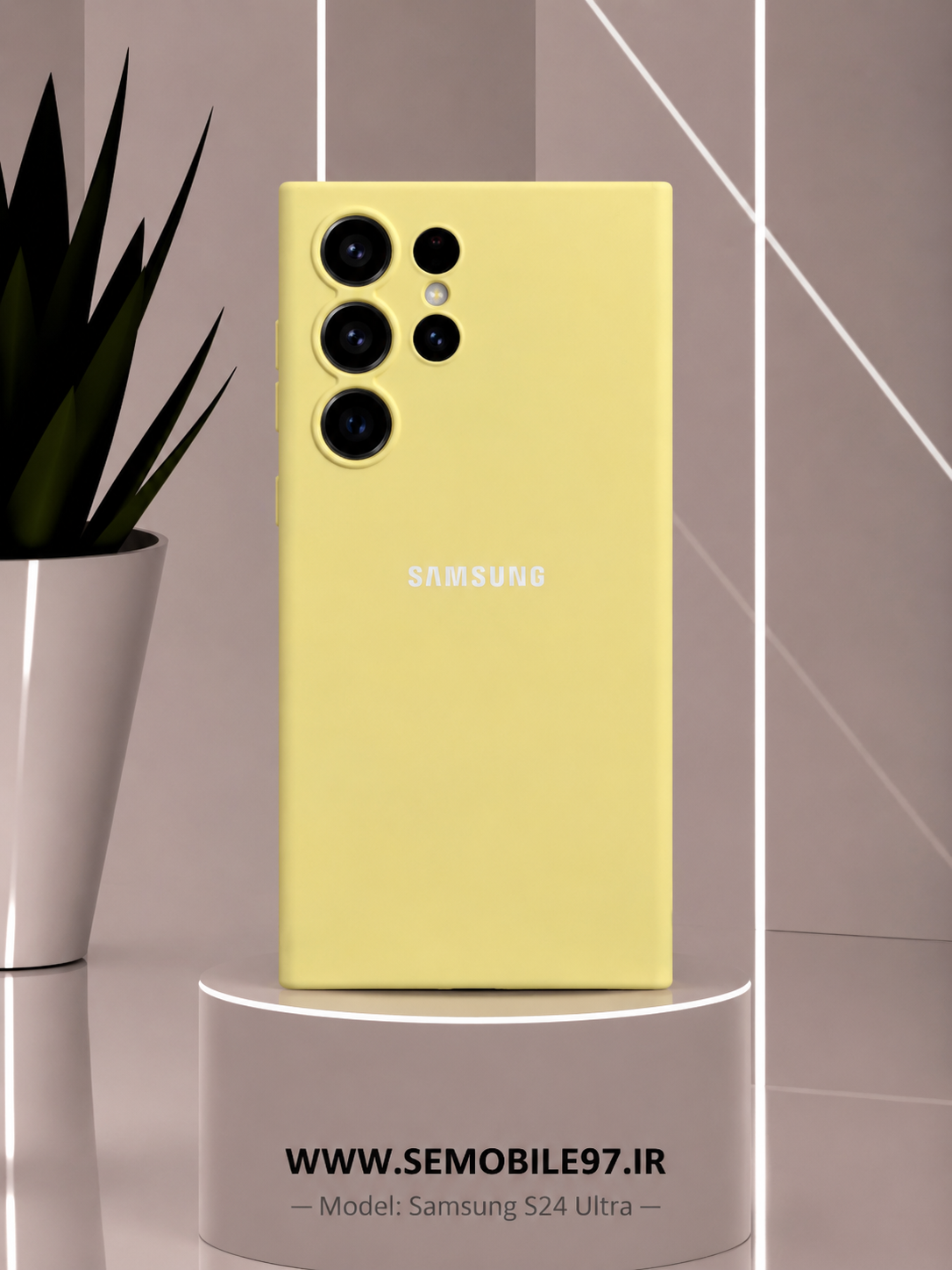 قاب گوشی Galexy S24 Ultra سامسونگ سیلیکونی پاکنی