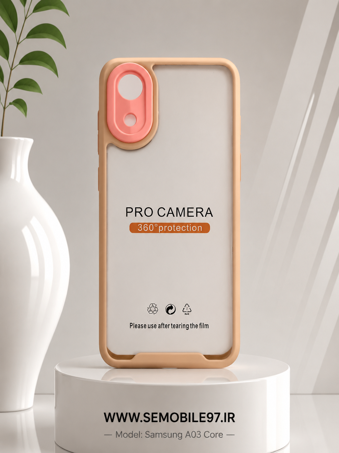 قاب گوشی Galaxy A03  Core سامسونگ دور رنگی
