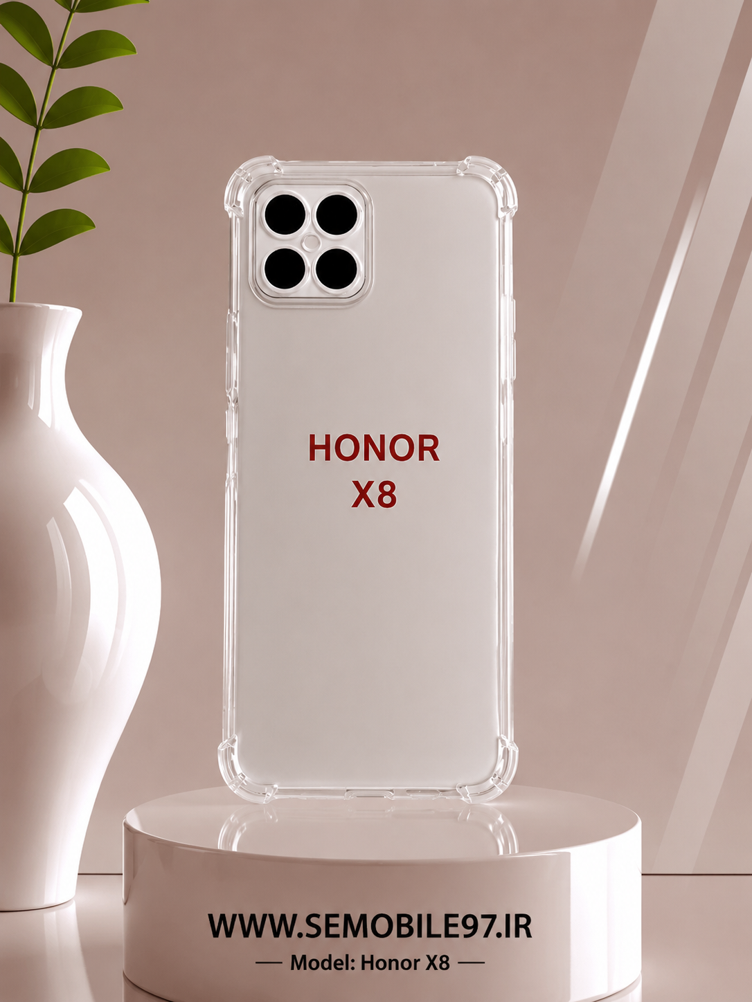 قاب گوشی Honor X8 آنر مدل شفاف