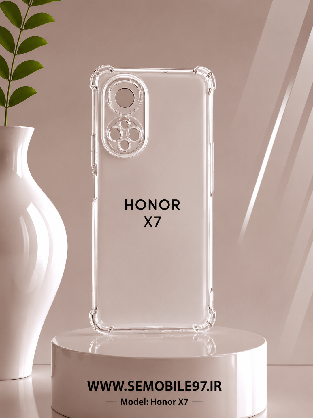 قاب گوشی Honor X7 آنر مدل شفاف