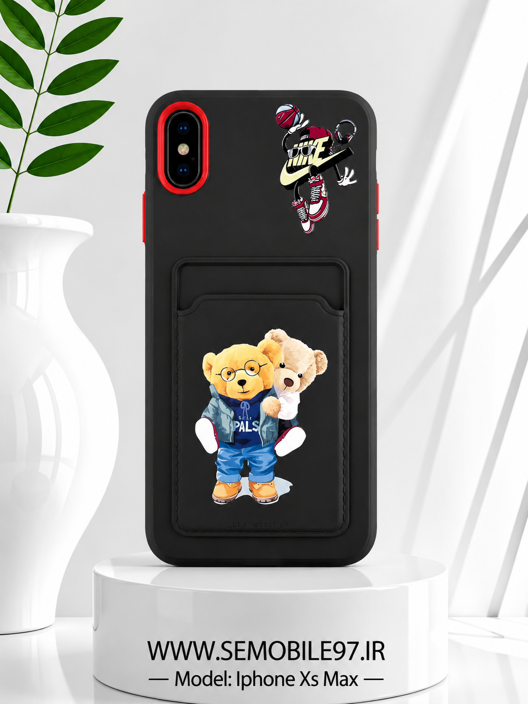 قاب گوشی Xs Max آیفون مدل طرحدار جاکارتی