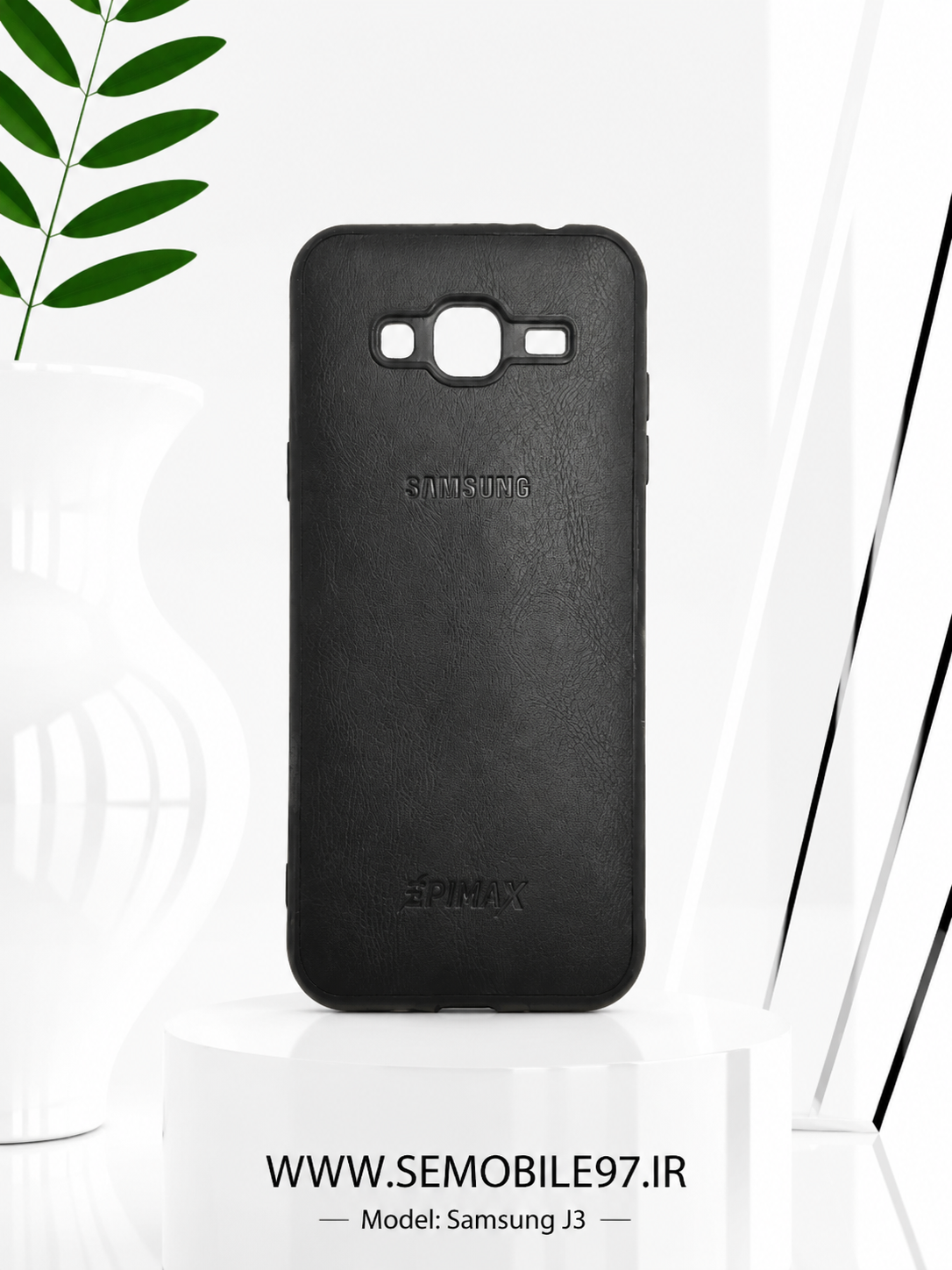 قاب گوشی Galaxy J3 سامسونگ مدل چرمی