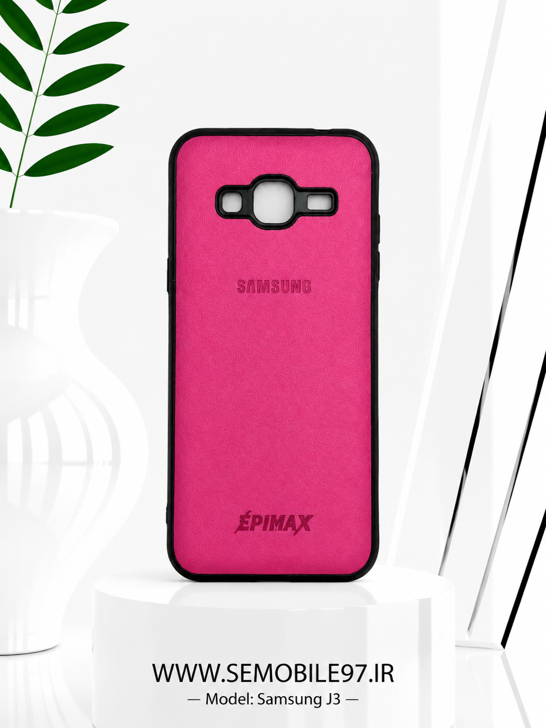 قاب گوشی Galaxy J3 سامسونگ مدل چرمی