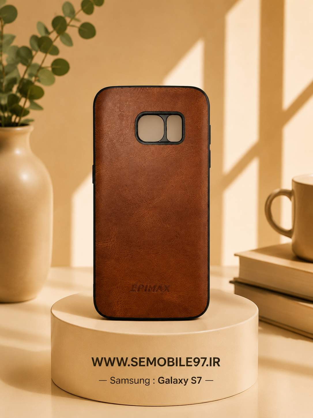 قاب گوشی Galaxy S7 سامسونگ مدل چرم