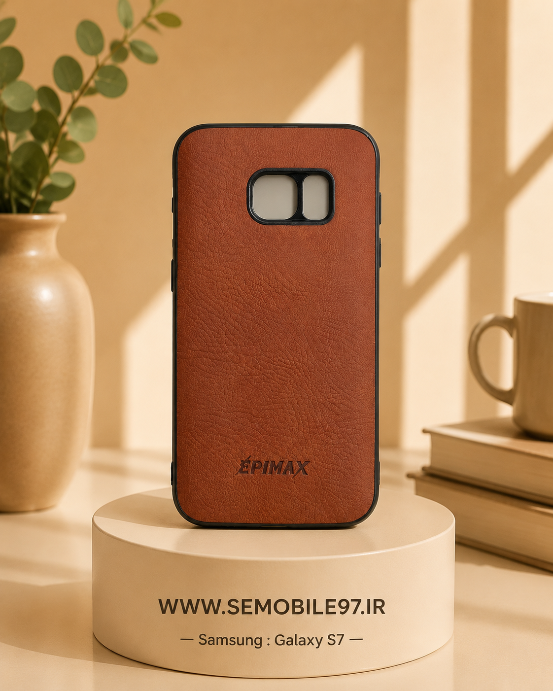 قاب گوشی Galaxy S7 سامسونگ مدل چرم
