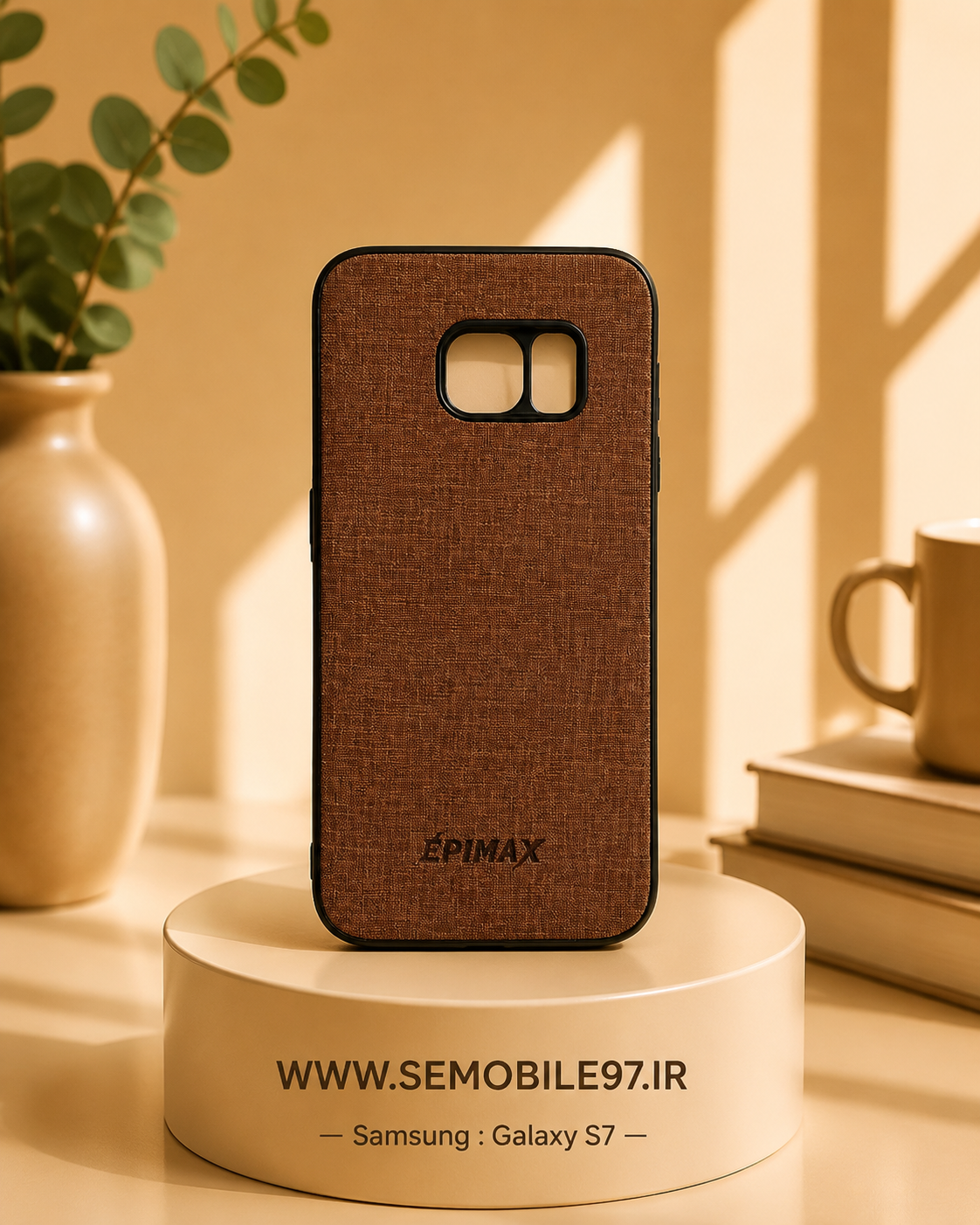 قاب گوشی Galaxy S7 سامسونگ مدل چرم