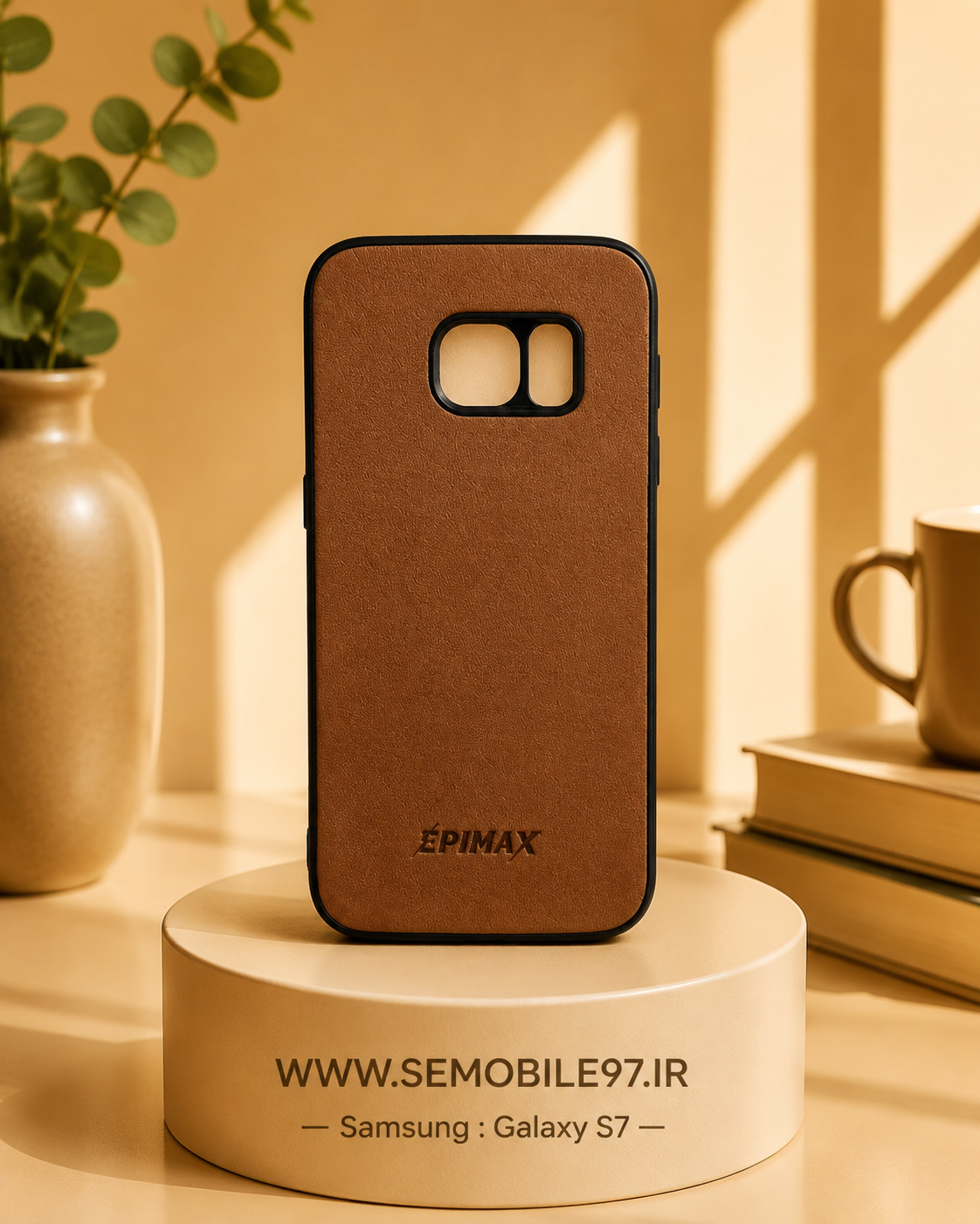 قاب گوشی Galaxy S7 سامسونگ مدل چرم