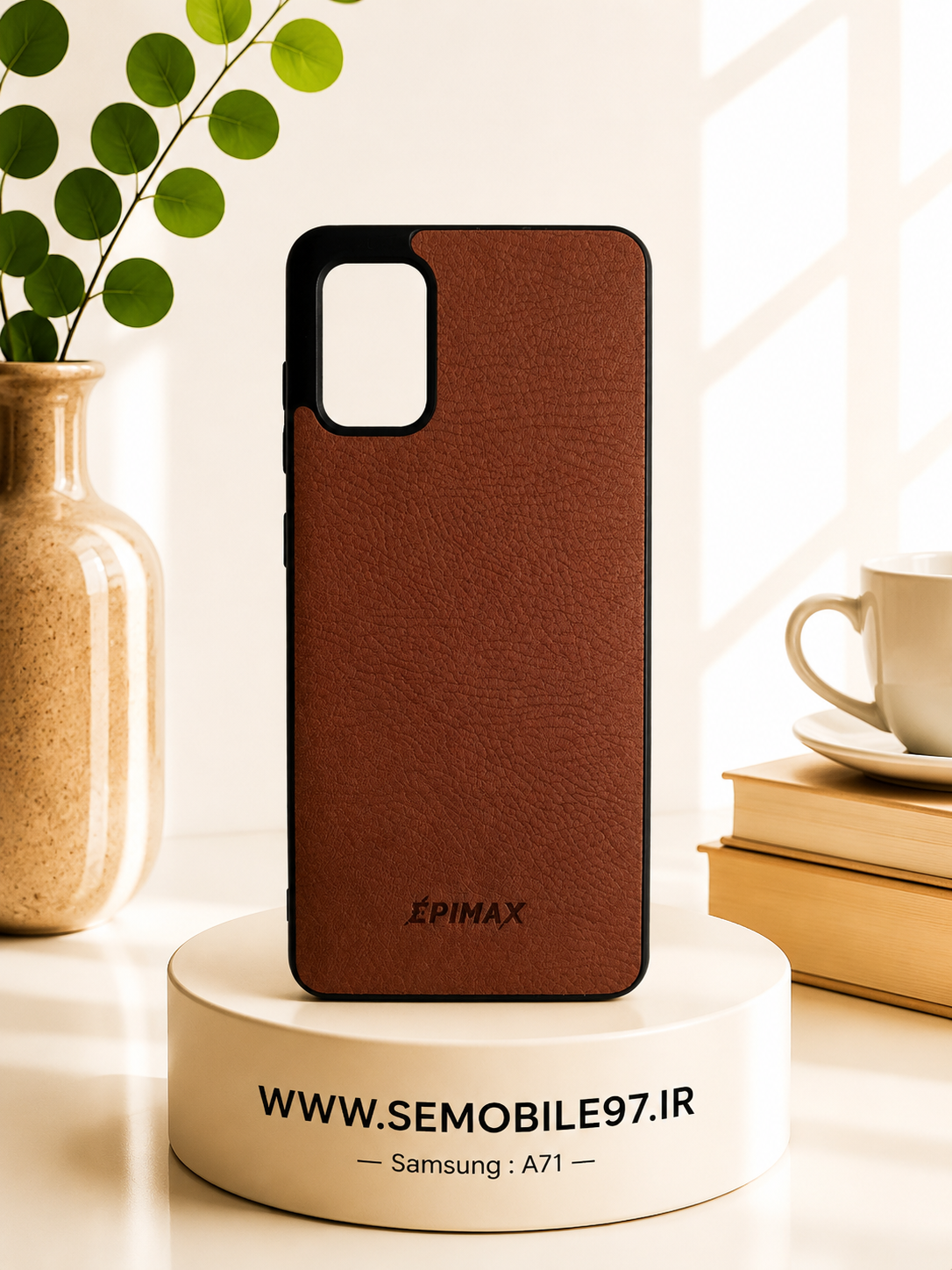 قاب گوشی Galexy A71 سامسونگ مدل چرم