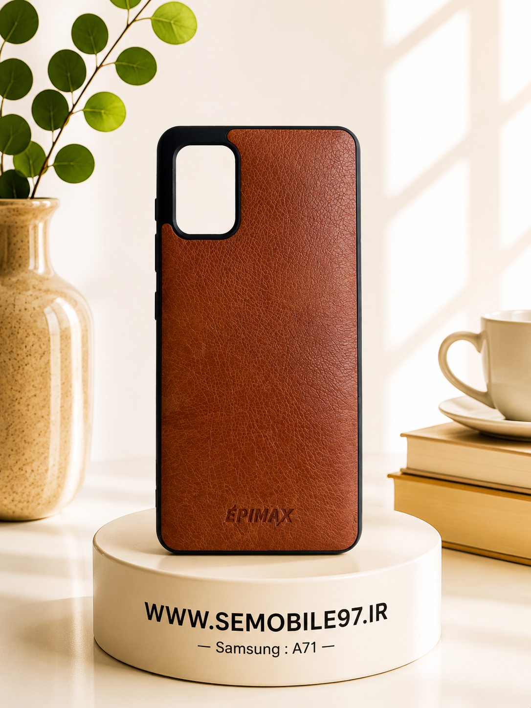 قاب گوشی Galexy A71 سامسونگ مدل چرم
