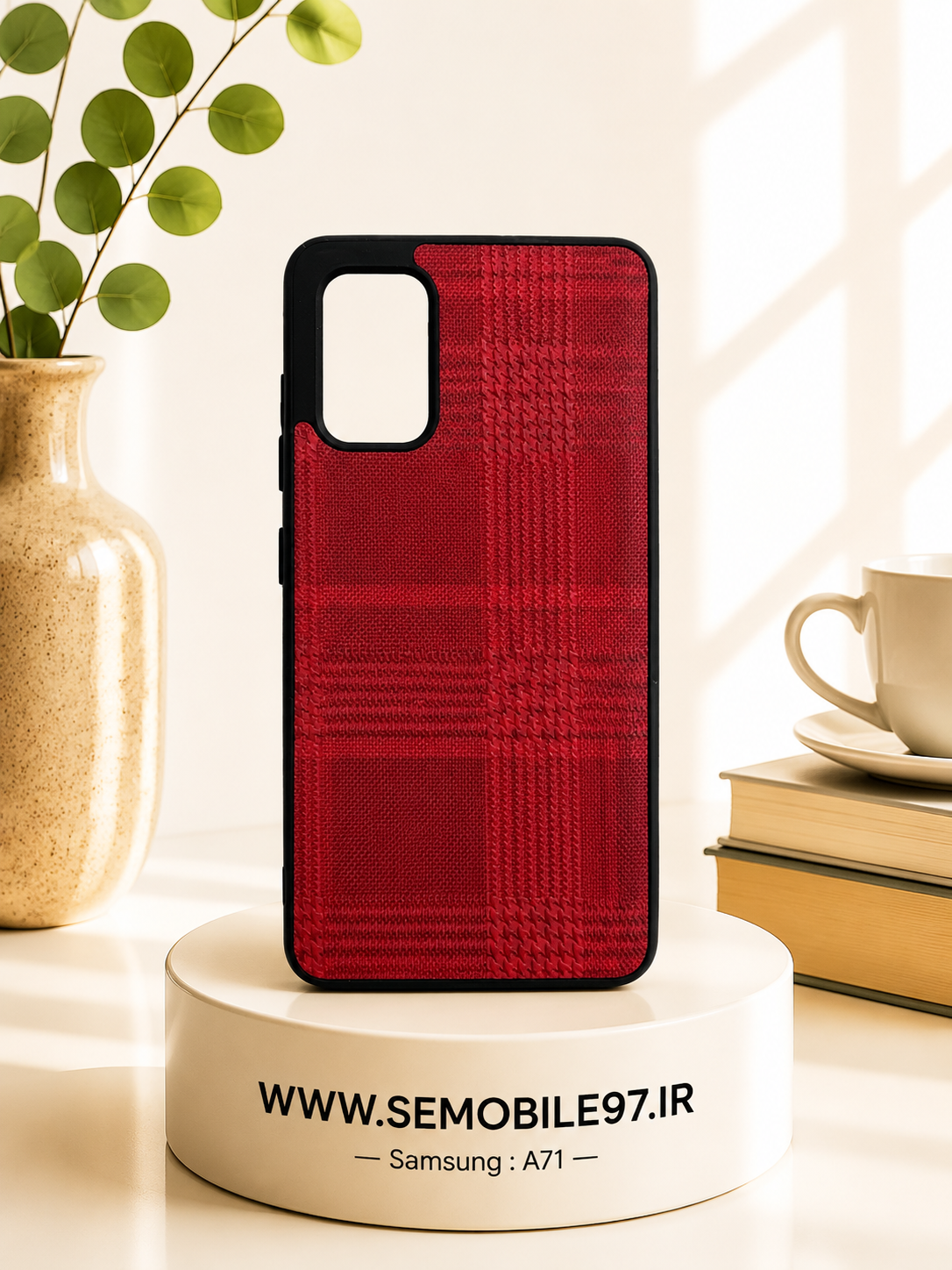 قاب گوشی Galexy A71 سامسونگ مدل چرم