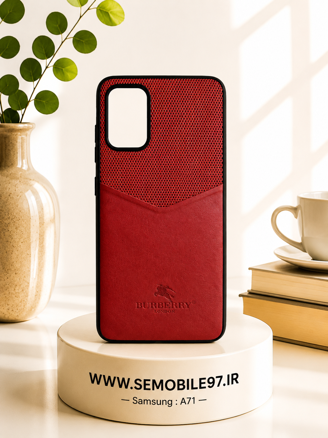 قاب گوشی Galexy A71 سامسونگ مدل چرم