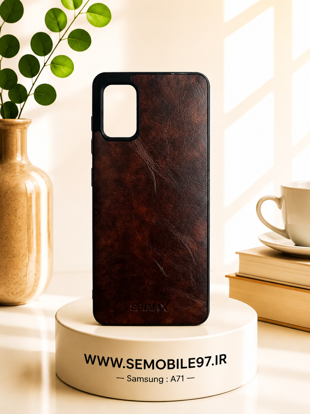 قاب گوشی Galexy A71 سامسونگ مدل چرم
