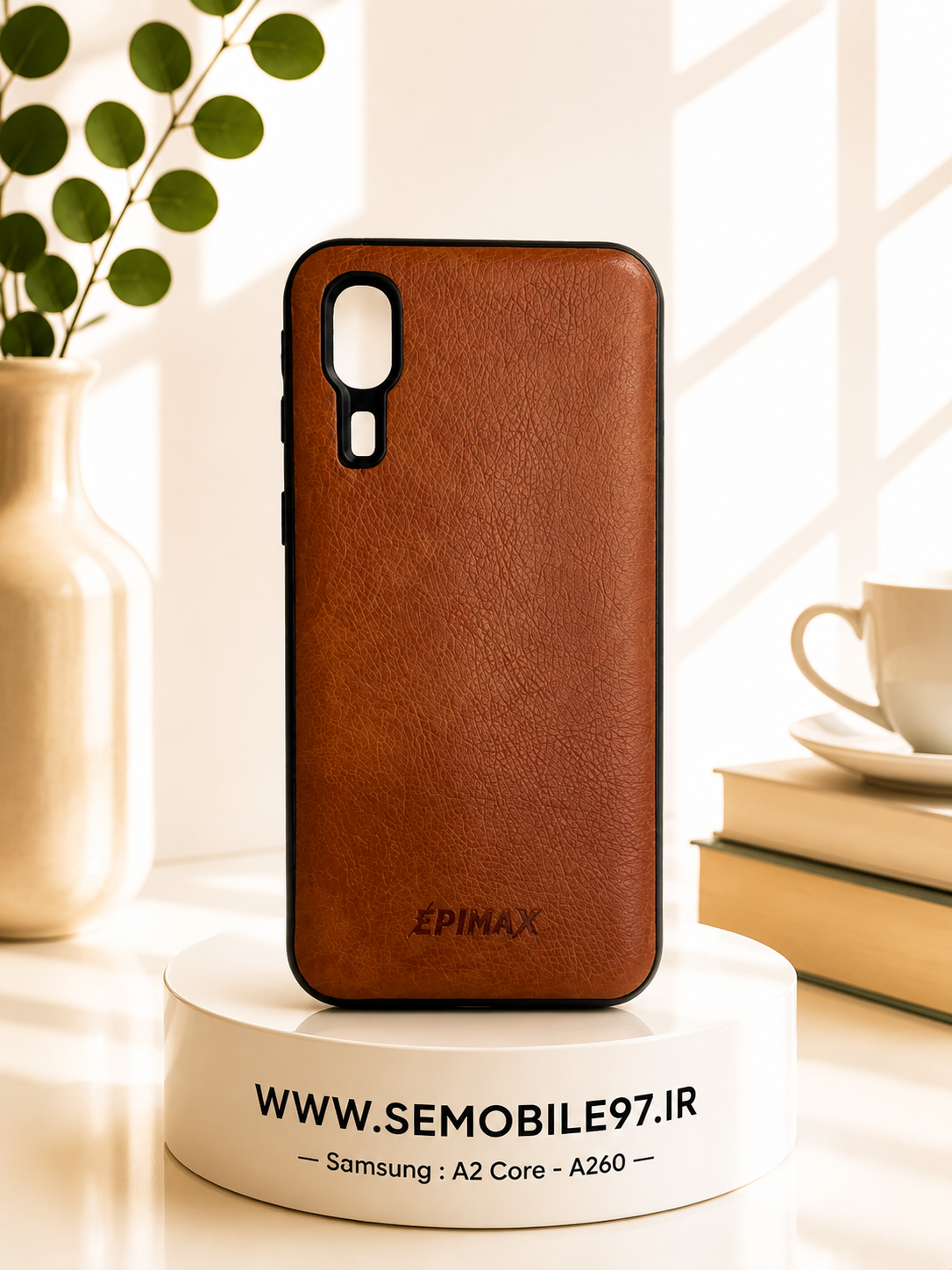 قاب گوشی Galexy A2 Core سامسونگ مدل چرم
