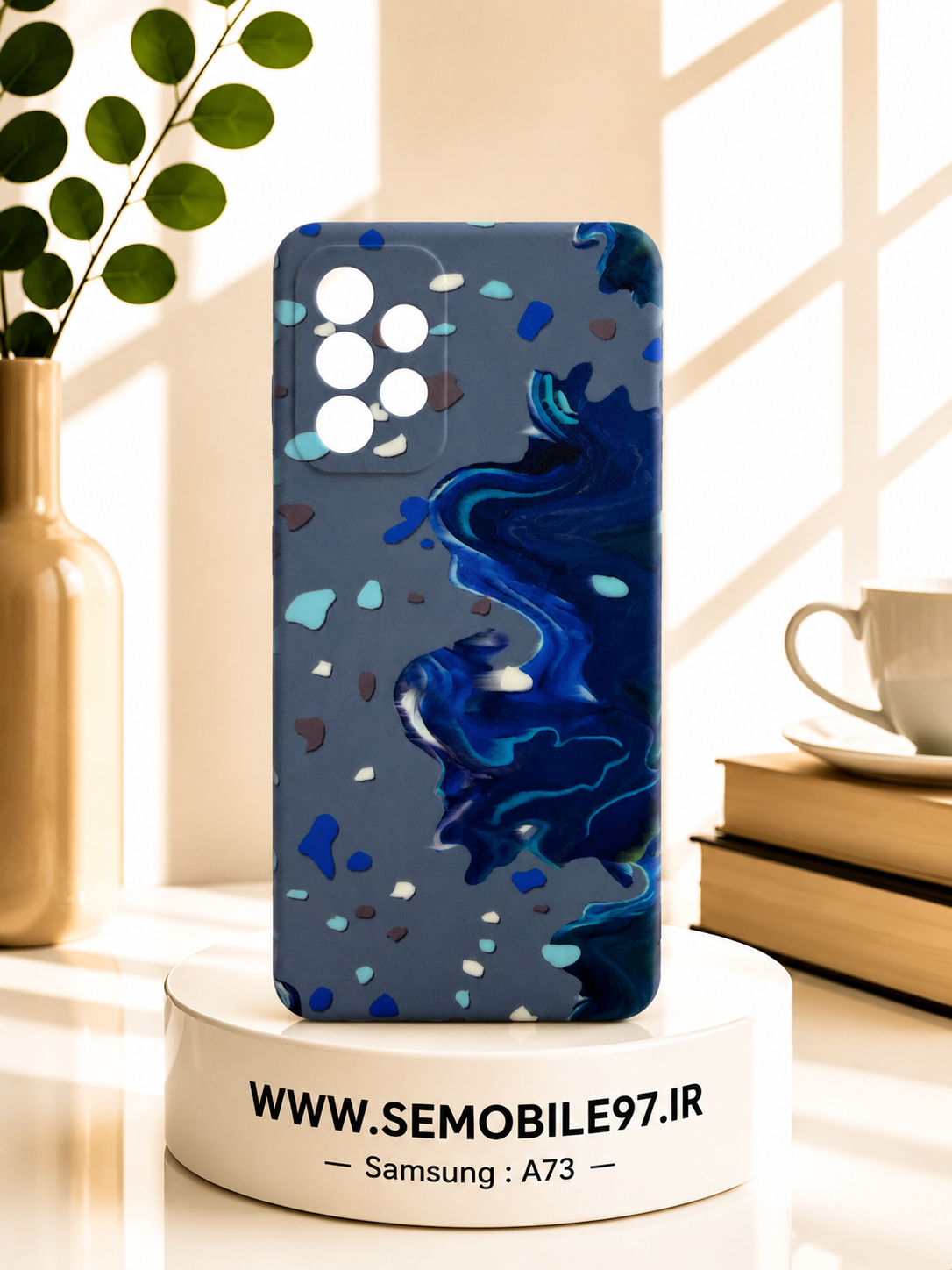 قاب گوشی Galexy A73 سامسونگ مدل آبرنگی